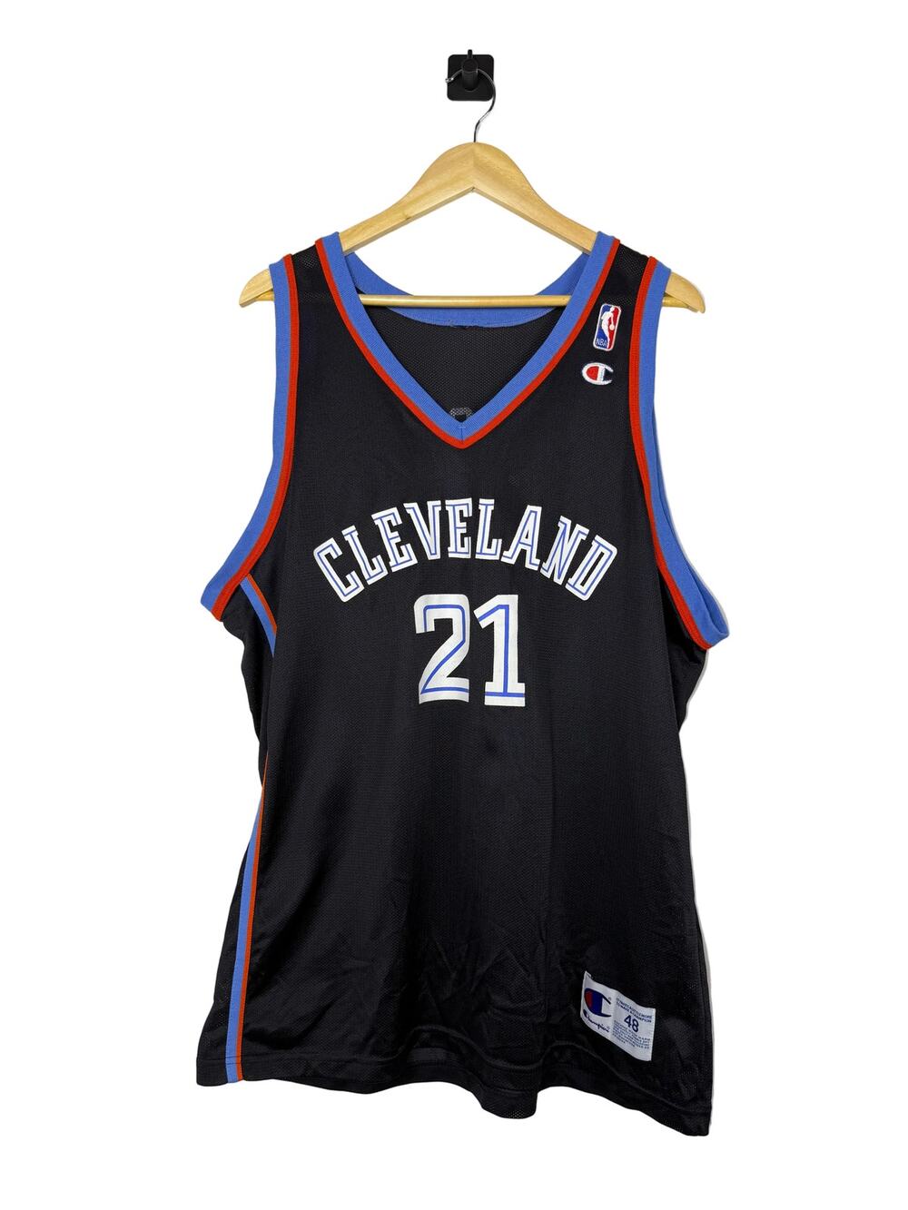 Vintage 90s Champion Jersey Cleveland Cavaliers Trajan Langdon Jersey Rare